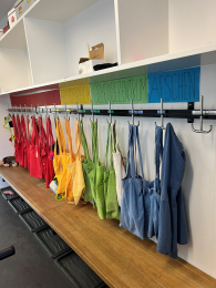 Räume - Garderobe Kindergartenkinder